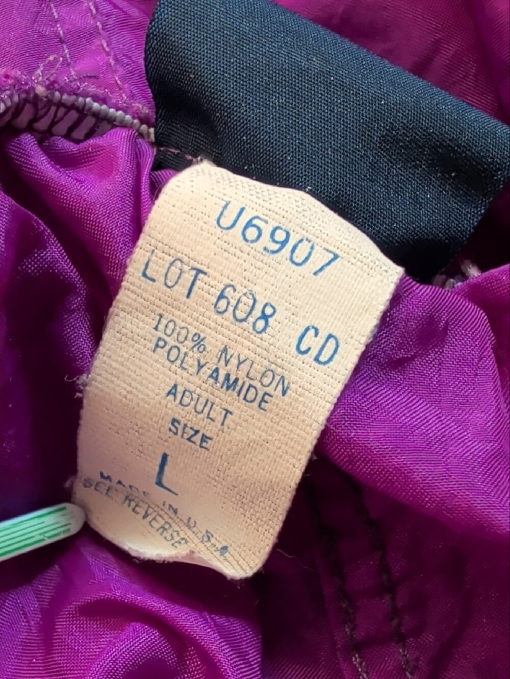 Umbro Purple Athletic Shorts with Black Trim - Picture 10 of 10